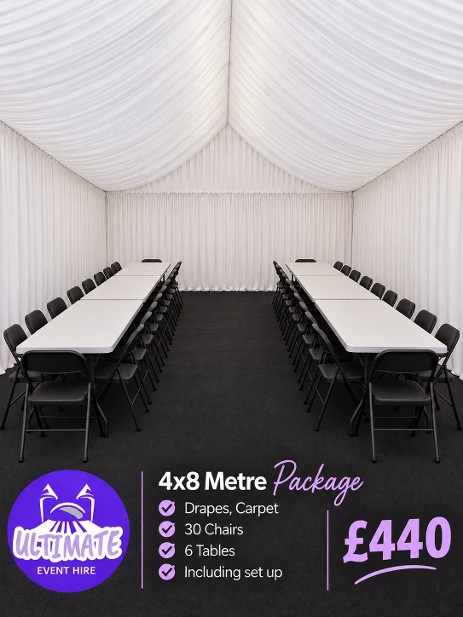 4x8m marquee hire near me